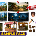 FULL Sample Pack (1.5K+BG & PNG,Characters Props)