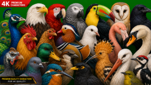 Birds Green Screen Video (Ready To Use) | HD & 4K Chroma Key