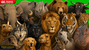 Animal Green Screen Video (Ready To Use) | HD & 4K Chroma Key