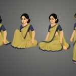 GEETA | Premium Character (4 Poses) | ChromaToons