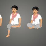 Bansi | Premium Royal Character (4 Poses) | ChromaToons