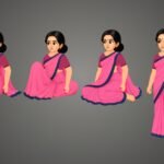MEENA | Premium Character (4 Poses) | ChromaToons