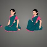 Nandani | Premium Royal Character (4 Poses) | ChromaToons