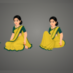 Seema | Premium Royal Character (4 Poses) | ChromaToons