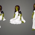 Chudail | Premium Royal Character (3 Poses) | ChromaToons