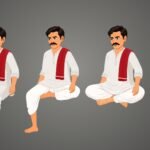 Bhairav | Premium Royal Character (4 Poses) | ChromaToons